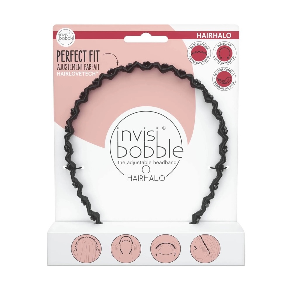 Invisibobble
HAIRHALO Adjustable Headband - True Dark Sparkle